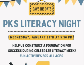  flyer for literacy night